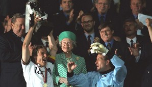 Unvergesslich: Captain Klinsmann führte die Nationalelf bei der EM 1996 zum Triumph. Der letzte große Titel von Deutschland