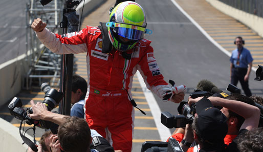 Die Entscheidung um die F1-Krone bleibt spannend, im Moment genießt Massa einfach nur seine Pole