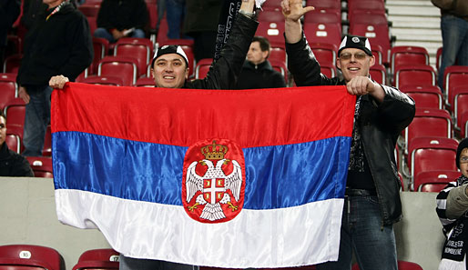 Die Belgrader Fans ließen sich von der Niederlage nicht sonderlich die Laune verderben