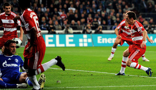 12. Spieltag: Die Bayern sind nicht mehr zu stoppen. Ribery trifft zum 2:1-Sieg auf Schalke