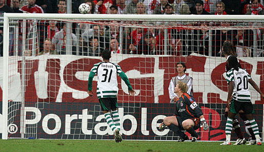 Das reichlich langweilige Rückspiel in München endete 0:0. Liedson vergab kurz vor Schluss die beste Chance für Sporting