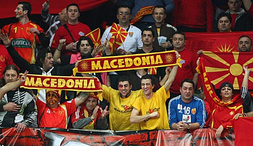 Im Hexenkessel von Varazdin waren die mazedonischen Fans in der Überzahl
