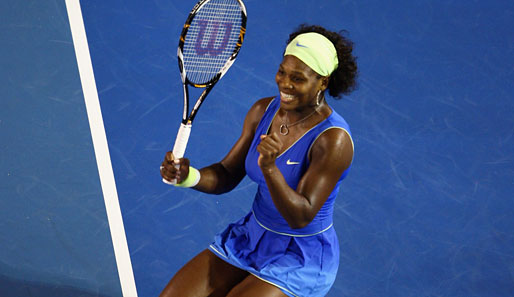Sie hat's gepackt! Serena Williams gewinnt die Australian Open 2009!