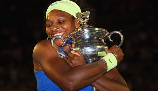 Serena und ihr Pokal...