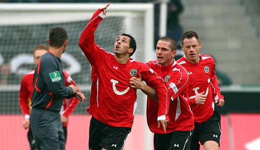 Hannover kam nach einem 0:2-Rückstand durch Tore von Pinto und Schulz zurück
