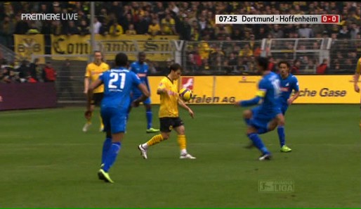 Die 7. Spielminute zwischen Dortmund und Hoffenheim sorgte für viel Zündstoff