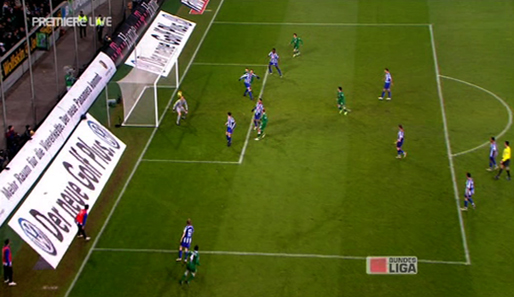 Wolfsburg gegen Hertha, 85. Minute, Edin Dzeko erzielt das 2:1