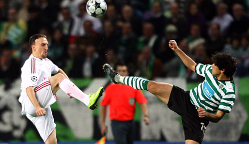 Sporting Lissabon - Bayern München 0:5: Franck Ribery und Abel im Kung-Fu-Duell