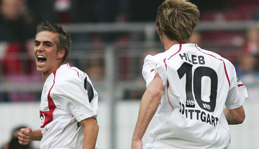 Feiern Philipp Lahm und Alexander Hleb demnächst wieder zusammen - nur im Dress des FC Bayern München?