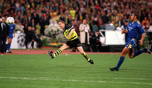 Wer erinnert sich nicht? CL-Endspiel am 28. Mai 1997, Ricken kommt und trifft zum 3:1 gegen Juve