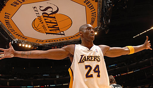 Daneben im Backcourt läuft Kobe Bryant (L.A. Lakers, 27,7 Pts, 5,6 Rebs, 5 Asts) auf