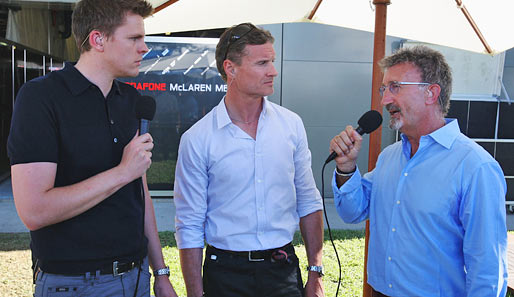 Teamkollege David Coulthard, nebenbei Experte beim TV-Sender "BBC", wird sich gefreut haben
