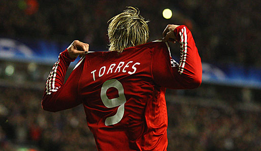 Ex-Atletico-Spieler Fernando Torres erzielte das 1:0 für Liverpool und präsentierte seinen Namen