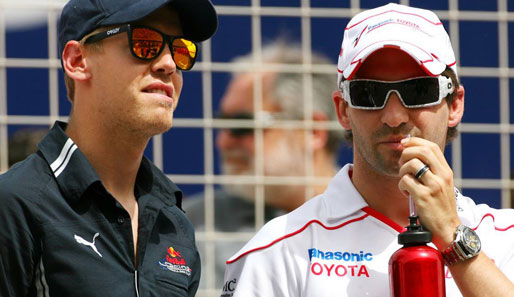 Außerdem geht die muntere Sonnenbrillen-Parade weiter. Heute mit Sebastian Vettel und Timo Glock