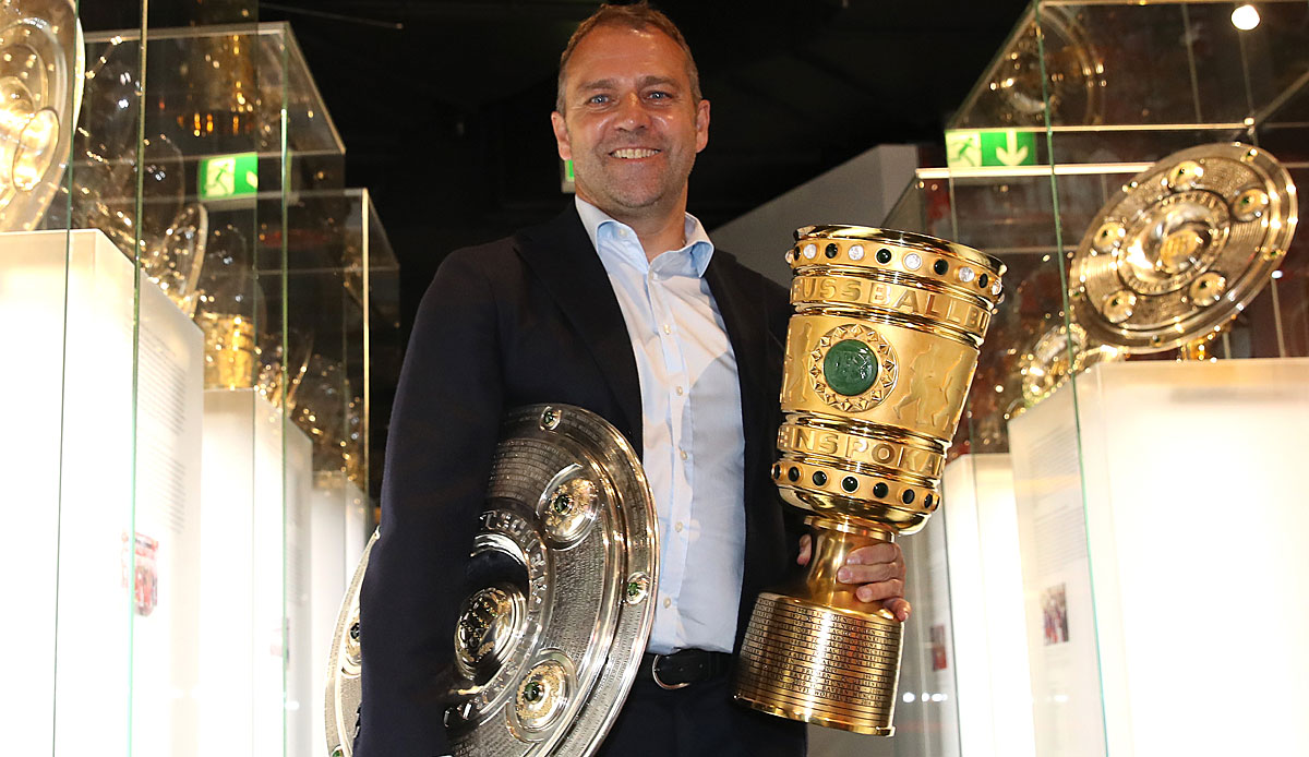 Hansi Flick hat am Samstag nach dem 3:2-Sieg gegen den VfL Wolfsburg vor laufender Kamera seinen Abschiedswunsch geäußert. Flick könnte mit sieben Titeln nach zwei Jahren abtreten. Und mit einem herausragenden Punkteschnitt, wie das Ranking zeigt.