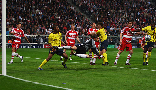 8. April 2009: 45 Minuten reichen Barcelona zur Demontage der Bayern. 4:0 zur Halbzeit. Jörg Butt steht überraschend für Rensing im Tor, ist aber machtlos