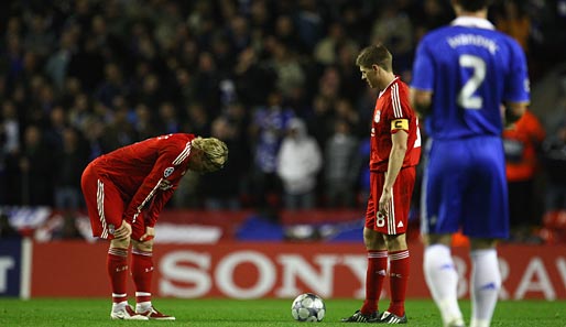 Die Liverpool-Stars Torres und Steven Gerrard waren konsterniert