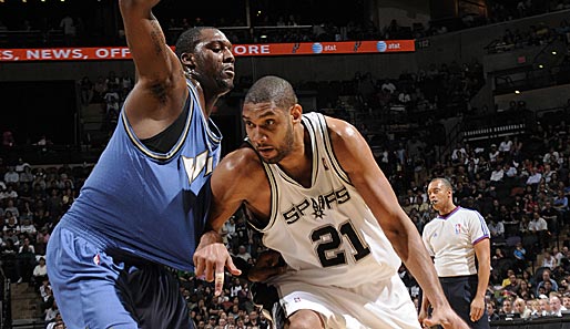 4. Tim Duncan (r./San Antonio Spurs): 10,6 Rebounds