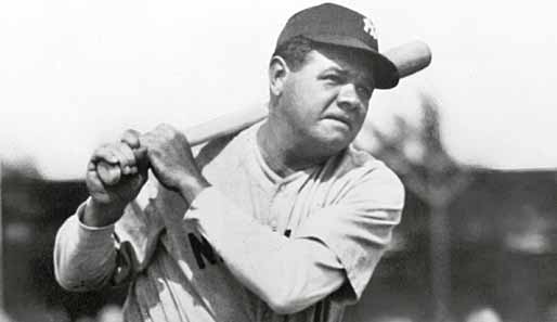 George Hermann "Babe" Ruth (1895-1948) ist der berühmteste Yankee. In seiner Karriere schlug er 714 Homeruns