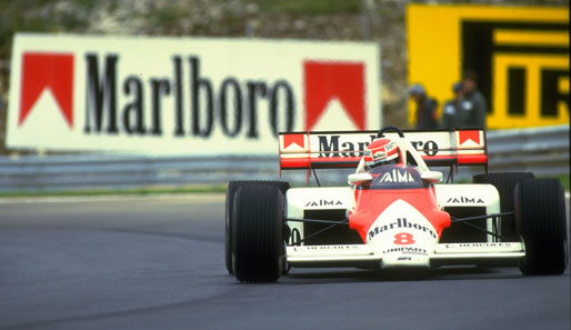 Sprung ins Jahr 1984: Damals holte McLaren (hier mit Niki Lauda) gleich in der ersten vollen Saison mit den von TAG finanzierten Porsche-Turbo-Motoren den Titel