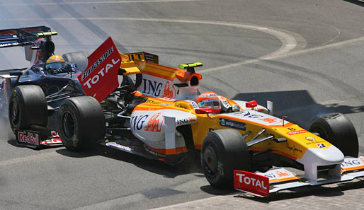 Keine Chance für Renault-Pilot Piquet Jr. Er war nur noch Passagier