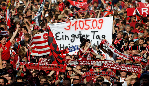 Nürnberg - Cottbus 2:0: Diesen 31. Mai 2009 werden die Club-Fans so schnell nicht vergessen
