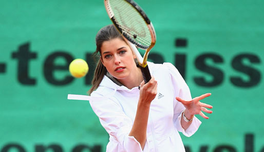 Mal kein Fotoshooting und kein Lauftraining: Marie war bei den BMW Open in München zu Gast und zeigte ihr Tennis-Talent