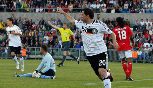 Schon nach vier Minuten brachte Gonzalo Castro die deutsche U 21 mit 1:0 in Führung. Jerome Boateng war der Vorbereiter