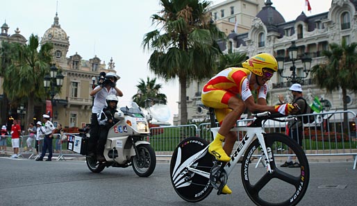 Alberto Contador. Der Top-Favorit auf den Tour-Sieg war stärkster Fahrer seines Teams Astana, aus dem gleich vier Fahrer unter die Top 10 fuhren