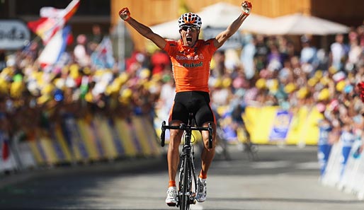 Sein Etappensieg bedeutete gleichzeitig den ersten Tour-Etappensieg für Euskaltel seit 2003