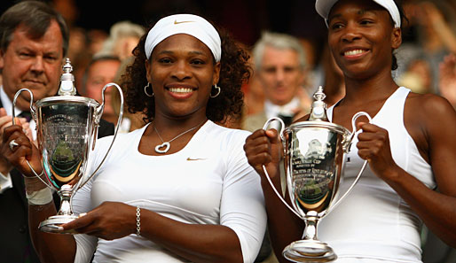 Zu guter Letzt konnte auch Venus Williams wieder strahlen. Mit ihrer Schwester Serena verteidigte sie den Doppel-Titel vom Vorjahr