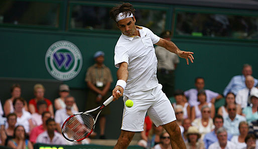 Tag 7: The Mighty Fed - so nennen die Amerikaner Roger Federer, zeigte gegen Robin Söderling einmal mehr seine ganze Klasse auf dem Heiligen Rasen