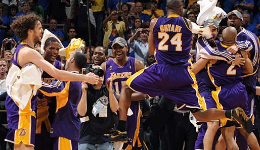 Spiel fünf ist aus, die L.A. Lakers gewinnen und holen den 15.Titel in die kalifornische Metropole