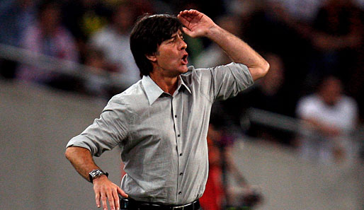 Vor allem in der ersten Hälfte hatte Bundestrainer Joachim Löw einiges am Spiel seiner Elf zu bemängeln