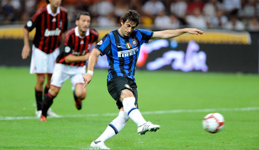 25 Millionen Euro waren Inter Mailand die Dienste von Diego Milito wert. Er wechselte von Sampdoria Genua zu den Nerazurri