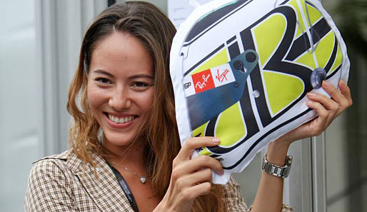 Jessica Michibata: Ihr Freund Jenson Button kann am Sonntag beim Japan-GP Weltmeister werden