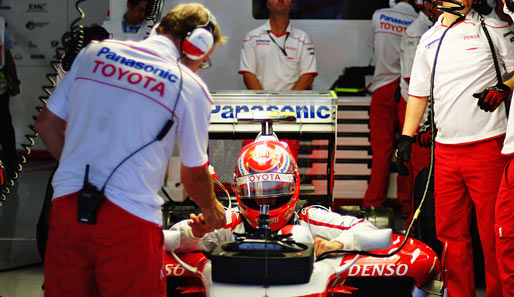 Toyota-Testfahrer Kamui Kobayashi musste kurzfristig für den erkrankten Timo Glock einspringen
