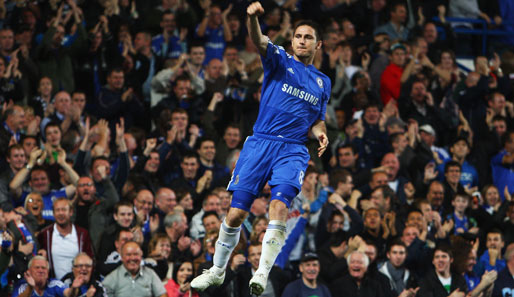 Chelsea FC - Blackburn Rovers 5:0 - Frank Lampard feiert sein erstes von zwei Toren