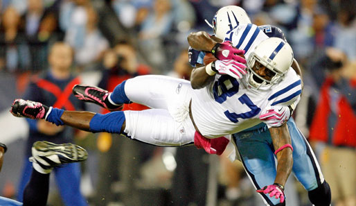 Receiver (meiste Receiving Yards): 2. Reggie Wayne (Indianapolis Colts, Nr. 87): 79 Receptions, 987 Yards, 9 Touchdowns, kein Fumble
