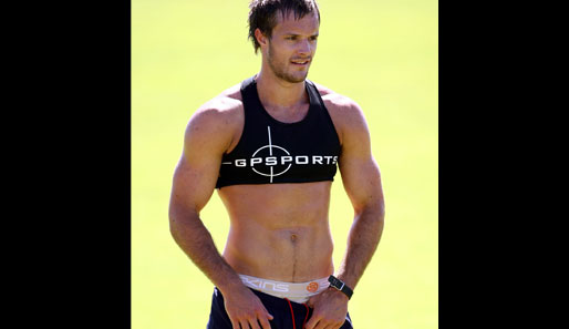 Mitch Brown beim Rugby-Training der australischen West Coast Eagles