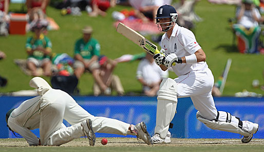 Nein, Kevin Pietersen hat Hashim Amla beim Crickettmatch zwischen Südafrika und England nicht niedergeschlagen. Glauben wir zumindest...