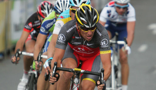 Lance Armstrong auf seinem liebsten Gefährt. Der US-Amerikaner fährt für Team Radioshack bei der Tour Down Under