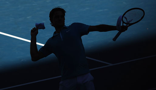Roger Federer nach seinem Sieg gegen Igor Andrejew. Wirft da schon der 16. Grand-Slam-Sieg des Schweizers seinen Schatten voraus?