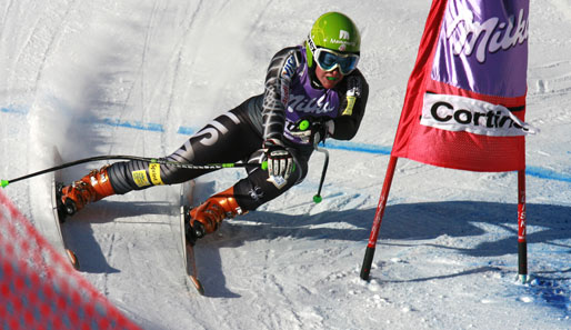 Abfahrt in Cortina d'Ampezzo, Italien: Stacey Cook aus den Vereinigten Staaten von Amerika belegte im Training den 13. Platz