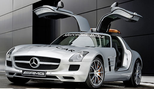 Vorhang auf für das neue Safety-Car der Saison 2010: Das ist der neue SLS AMG von Mercedes