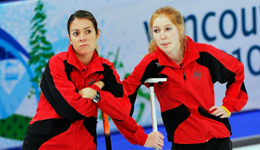 Melanie Robillard (Deutschland, l.) - Curling