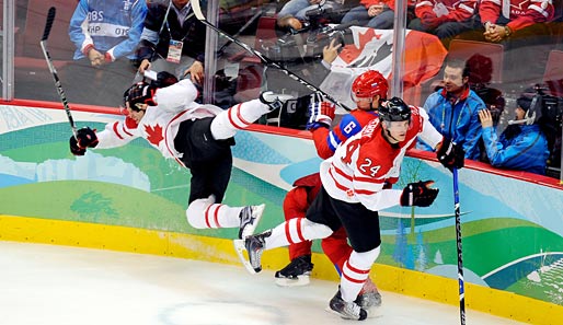 Im Viertelfinale zwischen Kanada und Russland ging es wie erwartet ordentlich zur Sache
