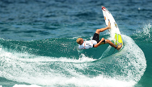 Mick Fanning zeigte beim Surf-Wettbewerb am Bondi Beach in Australien starke Moves