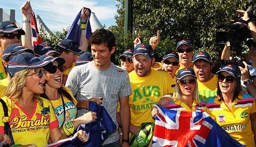Mark Webber ist der gefeierte Held der Aussies. Für den Red-Bull-Racing-Pilot wird der Australien-GP ein Heimrennen