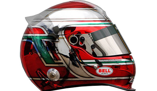 Das ist der Helm von Jarno Trulli (Lotus)